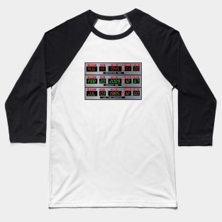 Time Circuits Baseball T-Shirt